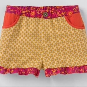 NWT Matilda Jane Enchanted Garden Woodrose Mixed Print Shorts Size 8